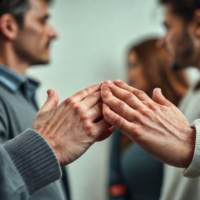 Imagem sobre a sombra que se veste de amor